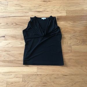 Black tank top.